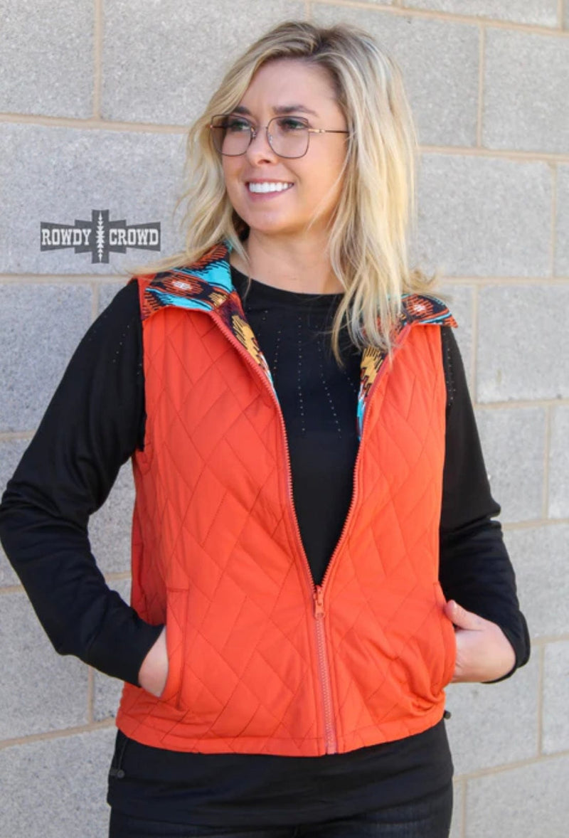 Shop Envi Me Outerwear The Arizona Aztec Sunset Vest