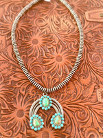 Shop Envi Me Necklaces Silver The Arizona 🌵Silver & Turquoise Squash