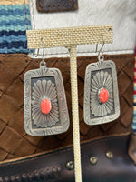 Shop Envi Me Earrings Coral The Arizona Sun Sterling & Coral Earring