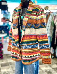 Shop Envi Me Cardigans and Kimonos The Aspen Cozy Concho Sweater Cardigan