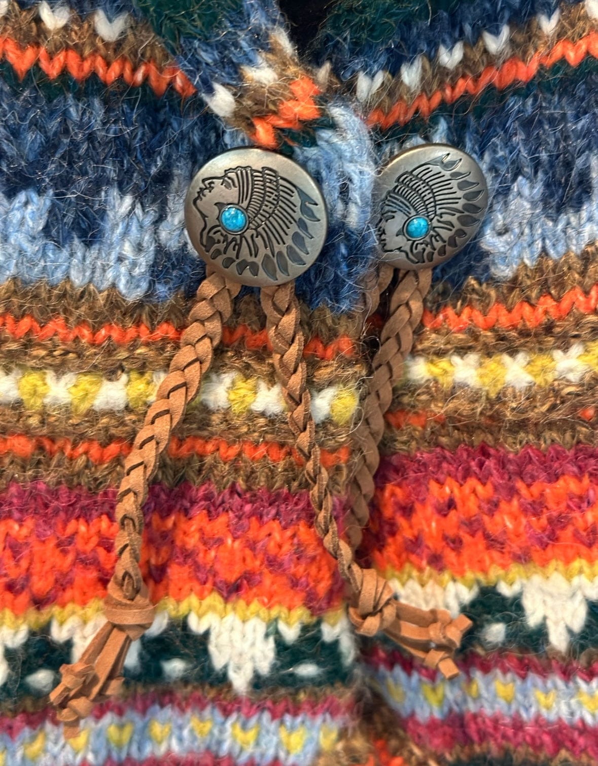 Shop Envi Me Cardigans and Kimonos The Aspen Cozy Concho Sweater Cardigan