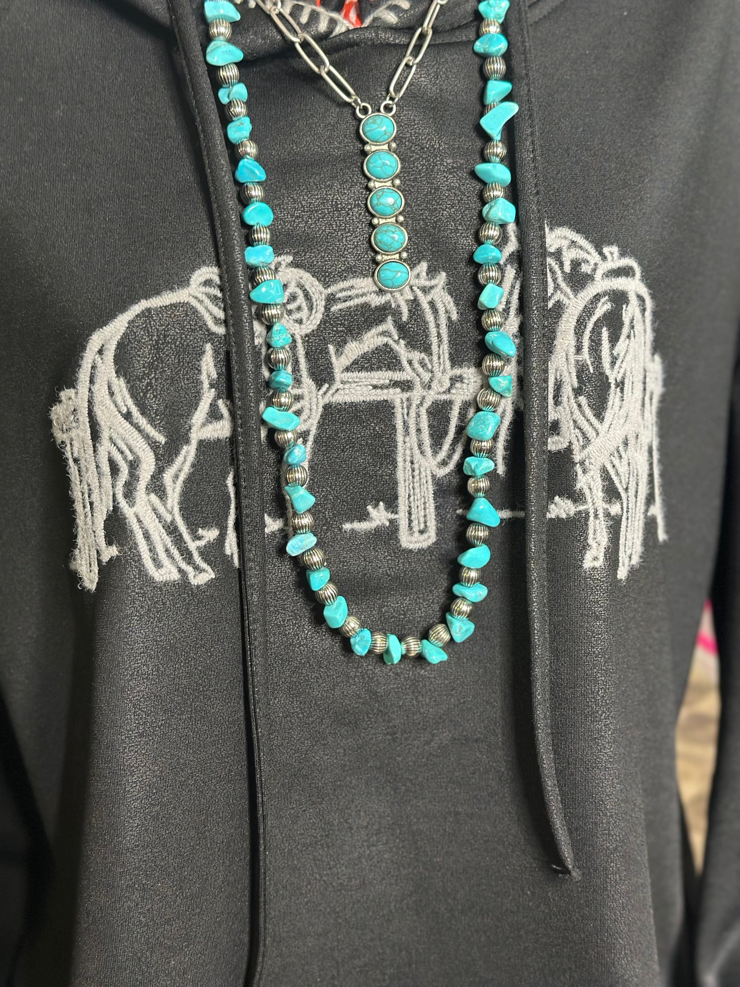 Shop Envi Me Cardigans and Kimonos The At The Hitchin Post Ranch Horse Sweatshirt