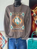 Shop Envi Me Tops and Tunics The Autumn Aztec Bucking Horse Sweatshirt