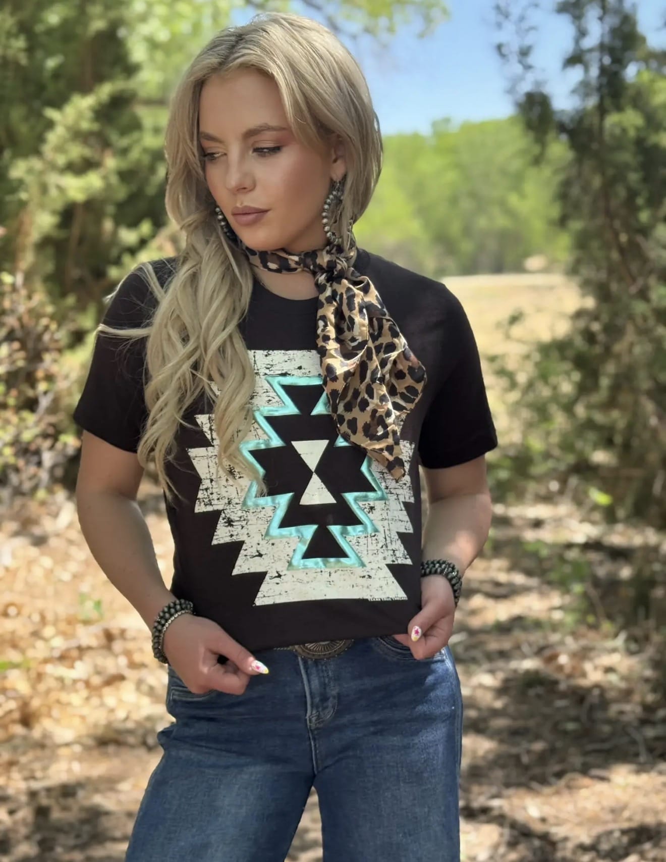 Shop Envi Me Bottoms The Autumn Aztec Tee