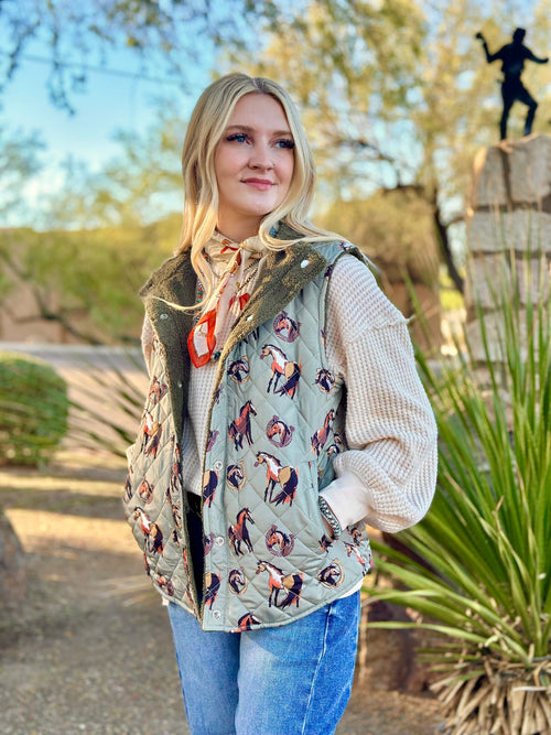 Shop Envi Me Outerwear The Autumn Equestrian Vest