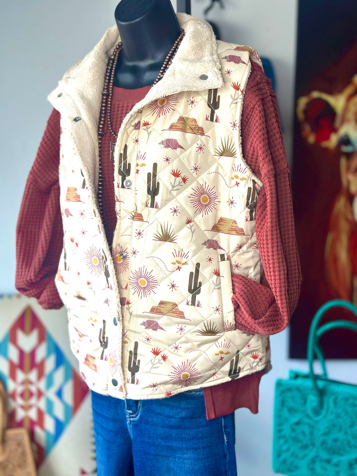 Shop Envi Me Outerwear The Autumn In The Southwest Vest