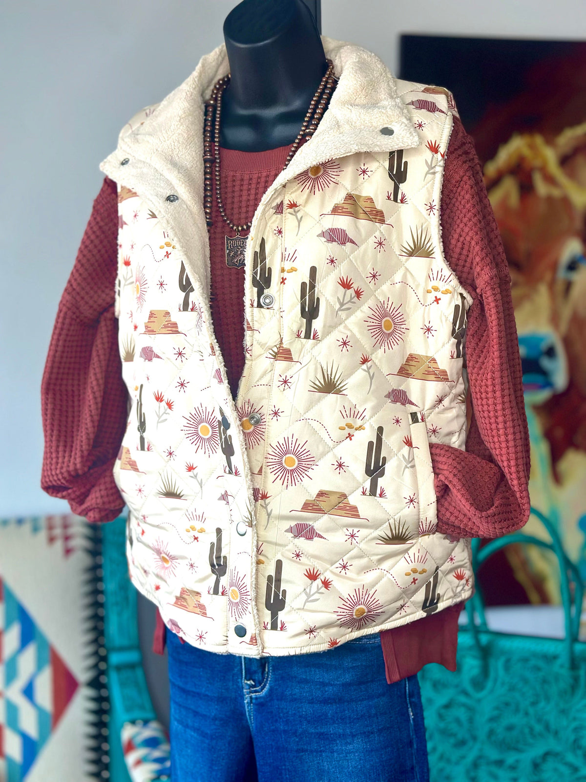Shop Envi Me Outerwear The Autumn In The Southwest Vest