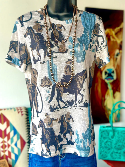 Shop Envi Me Tops and Tunics The Autumn Ride In The Desert Top