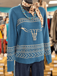 Shop Envi Me Tops and Tunics The Autumn San Jacinto Steer Sweater