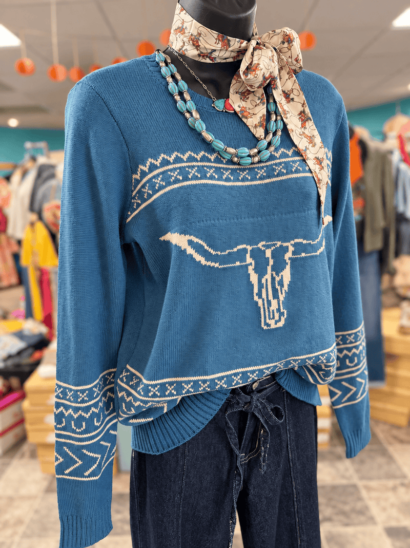 Shop Envi Me Tops and Tunics The Autumn San Jacinto Steer Sweater