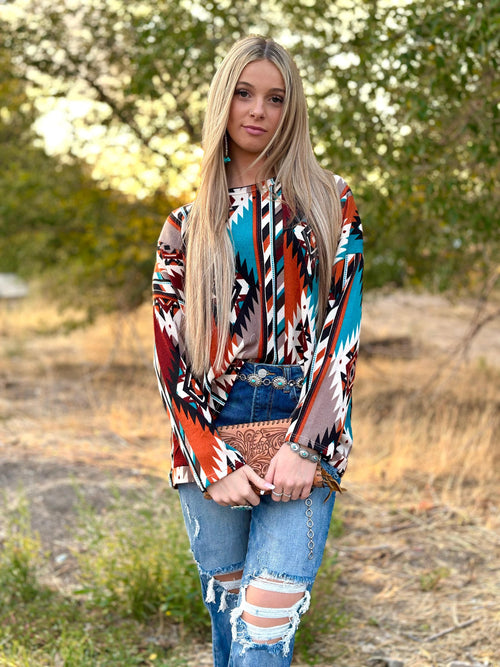 Shop Envi Me Cardigans and Kimonos The Aztec Dreaming Top