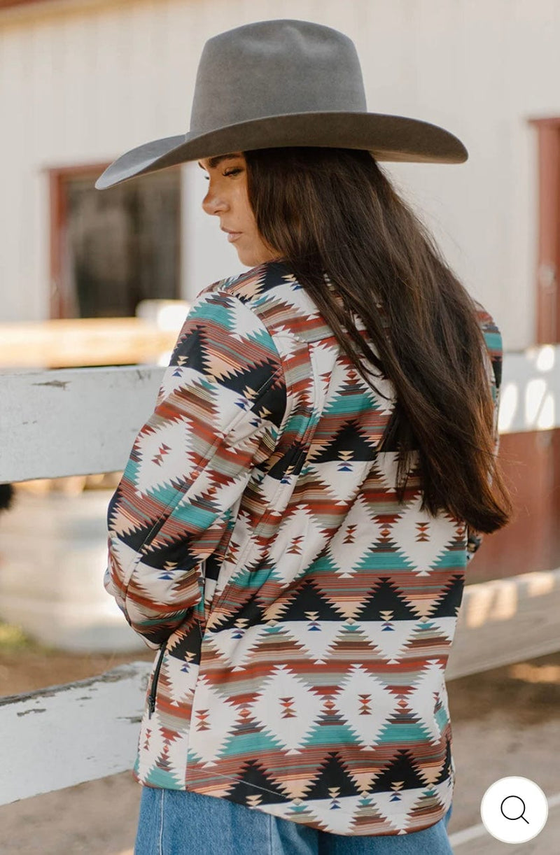 Shop Envi Me Cardigans and Kimonos The Aztec On The Ranch Zip Up