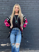 Shop Envi Me Cardigans and Kimonos The Aztec Pink Painted Pony Cardigan Sweater