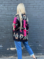 Shop Envi Me Cardigans and Kimonos The Aztec Pink Painted Pony Cardigan Sweater