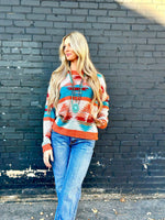 Shop Envi Me Tops and Tunics The Aztec Sunset Sweater