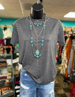 Shop Envi Me Tops and Tunics The Back To School Studded Top