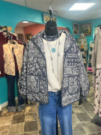 Shop Envi Me Outerwear The Bandana Quilted Jacket