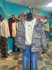Shop Envi Me Outerwear The Bandana Quilted Jacket