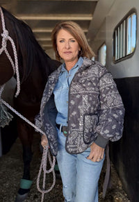 Shop Envi Me Outerwear The Bandana Quilted Jacket