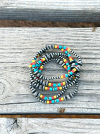 Shop Envi Me Jewelry Multi / Multi The Beaded Pearl Stack Bracelets