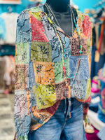 Shop Envi Me Tops and Tunics The Bella's Bandana Chiffon Top