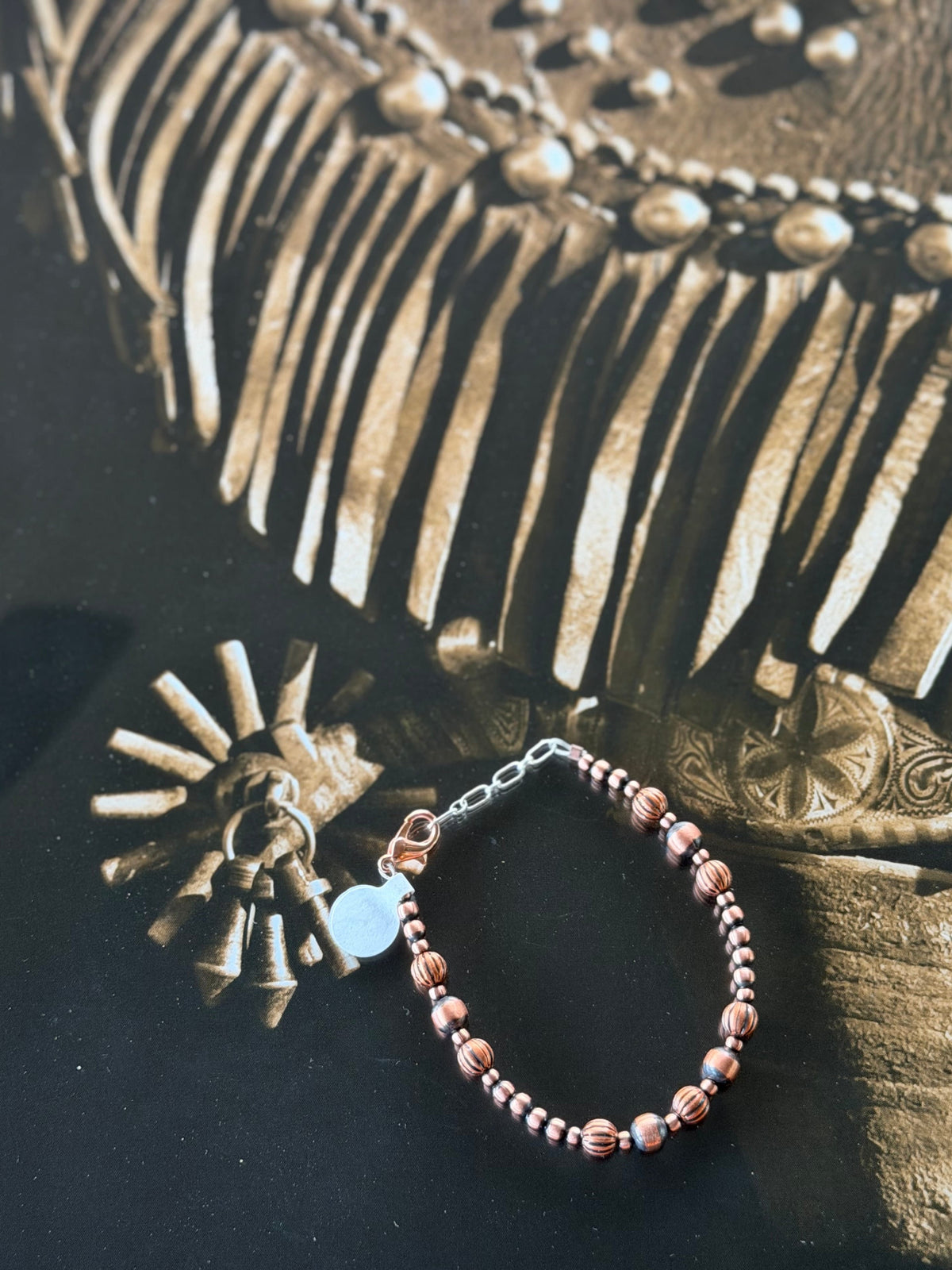 Shop Envi Me Earrings #1 The Benito Copper Navajo Pearl Hoop Bracelet NA made