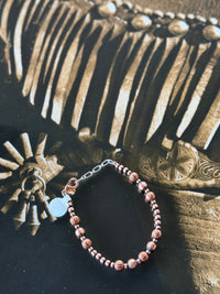 Shop Envi Me Earrings #1 The Benito Copper Navajo Pearl Hoop Bracelet NA made