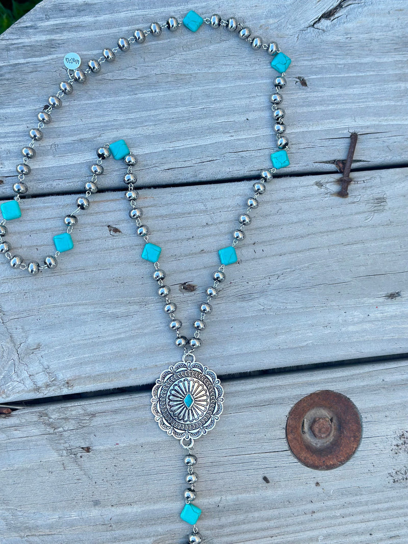 Shop Envi Me Jewelry The Big Springs Turquoise Concho Necklace