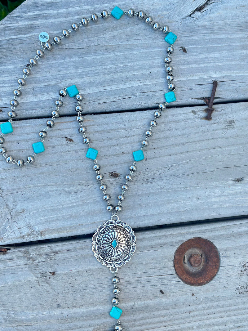 The Big Springs Turquoise Concho Necklace Shop Envi Me