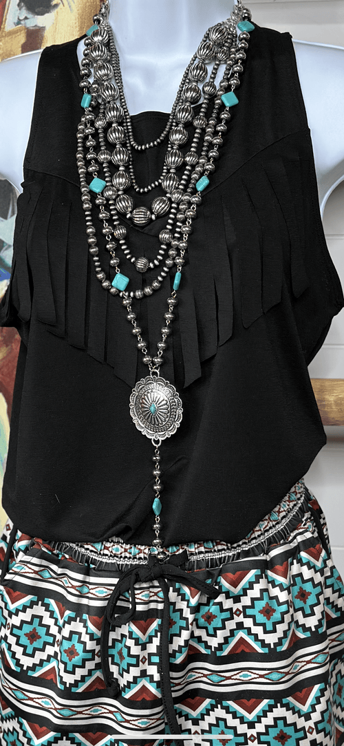 Shop Envi Me Jewelry The Big Springs Turquoise Concho Necklace