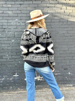 Shop Envi Me Cardigans and Kimonos The Black Bandera Aztec Cardigan