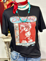 Shop Envi Me Tops and Tunics The Black Cowboy Bar Tee