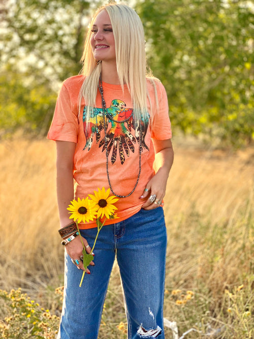 Shop Envi Me It's T-shirt Kinda Day The Bleached Coral Summer Thunderbird Tee