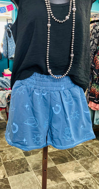 Shop Envi Me Bottoms The Blue Boots N Cowboy Hats Short