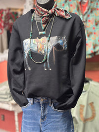 Shop Envi Me Tops and Tunics The Blue Roan of Texas Sweatshirt