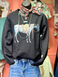 Shop Envi Me Tops and Tunics The Blue Roan of Texas Sweatshirt