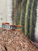 Shop Envi Me Bracelets Sterling Silver & Copper The Bluffs Copper & Sterling Silver Cuff Bracelet