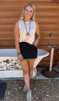 Shop Envi Me Bottoms The Bring on Summer Aztec Trim Skort