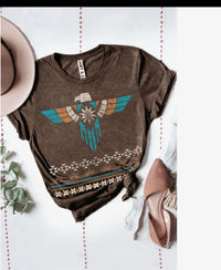 Shop Envi Me It's T-shirt Kinda Day The Brown Mineral Wash Thunderbird Tee