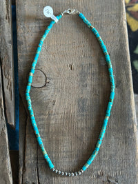 Shop Envi Me Necklaces Sterling silver The Buckeye Days Sterling Silver & Turquoise NA Necklace