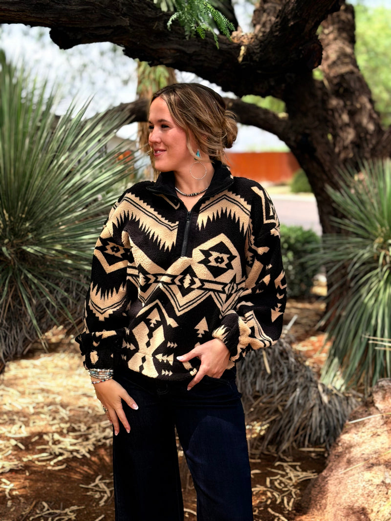 Shop Envi Me Cardigans and Kimonos The Buttes In The Autumn Aztec Pullover
