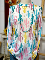 Shop Envi Me It's T-shirt Kinda Day The Cactus Mesh Top