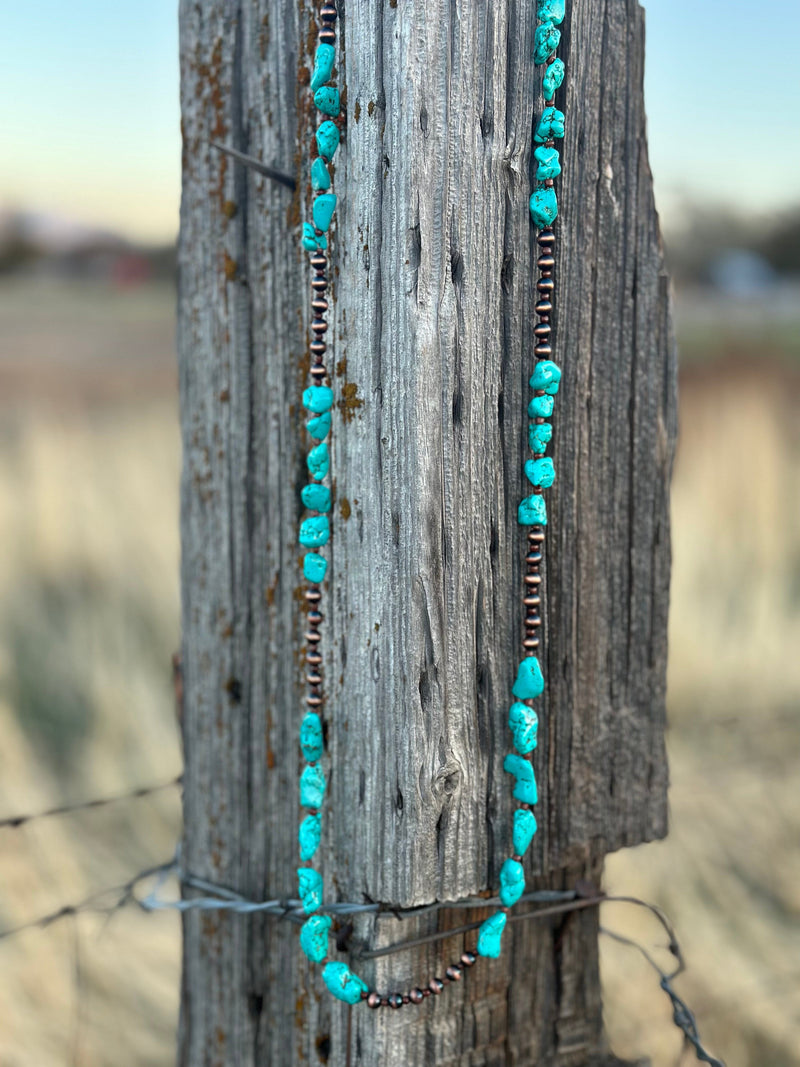 Shop Envi Me Necklaces The Calamity Jane Copper and Turquoise Necklace