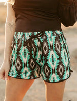 Shop Envi Me Bottoms The Call Me Turquoise Aztec Short