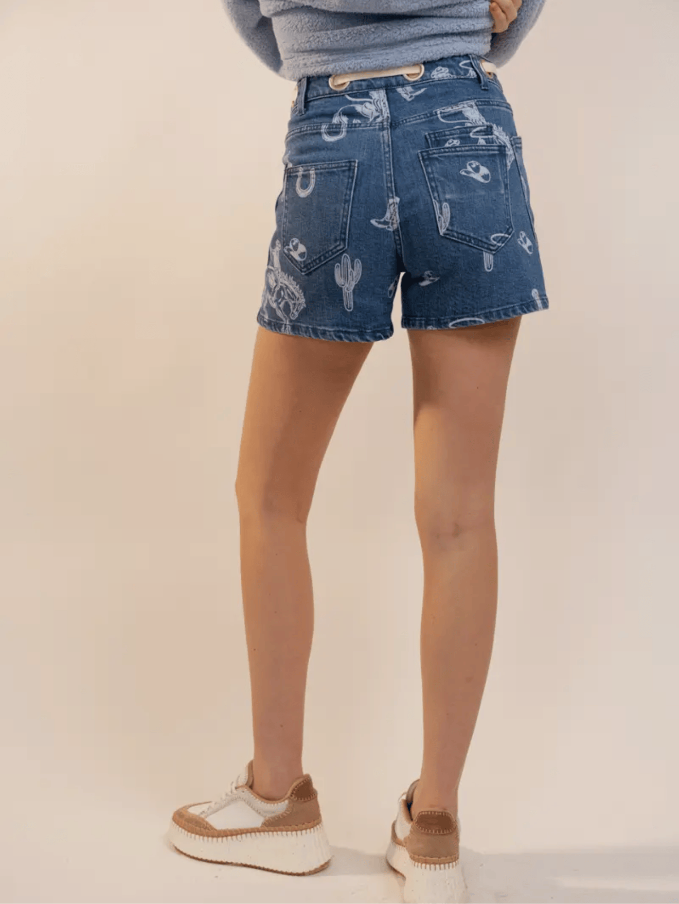 Shop Envi Me The Call Me Western Mid Rise Shorts