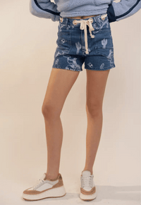Shop Envi Me The Call Me Western Mid Rise Shorts