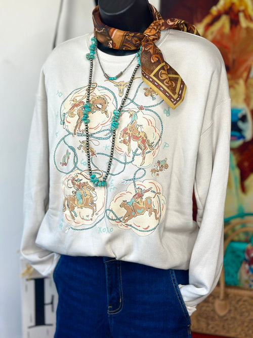 Shop Envi Me Tops The Can’t Have Enough Rodeo Sweatshirt