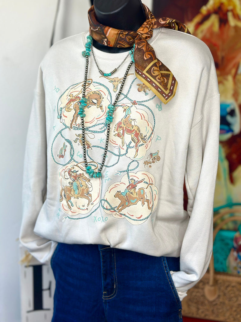 Shop Envi Me Tops The Can’t Have Enough Rodeo Sweatshirt
