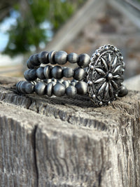 Shop Envi Me Bracelets Silver The Carson City Southwest  Concho Bracelet