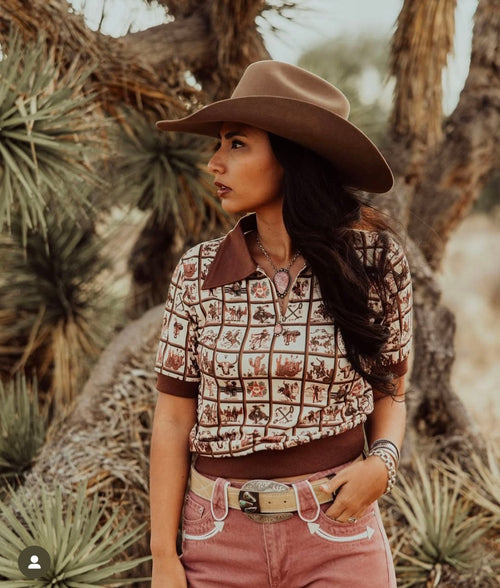 Shop Envi Me Tops and Tunics The Casual Cowgirl Western Top